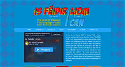 Desktop Screenshot of isfeidirliom.ie